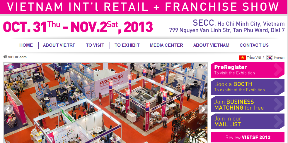 Vietnam Int'l Retail & Franchise show 2013